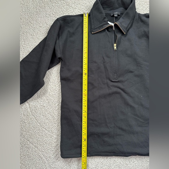 J Crew University Long Terry Half Zip Tunic - Picture 3 of 7